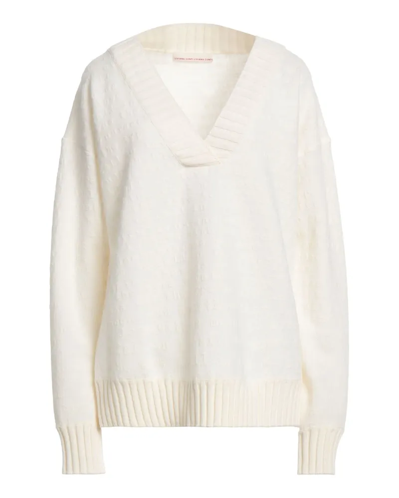 Liviana Conti Pullover Elfenbein