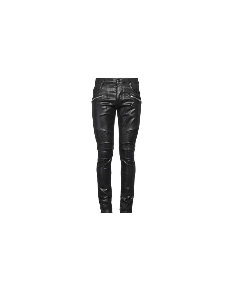 Balmain HOSEN & RÖCKE - Jeanshosenauf YOOX.COM Schwarz