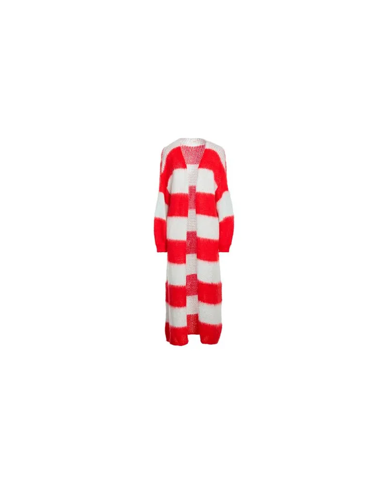 VICOLO STRICKWAREN - Strickjackenauf YOOX.COM Rot