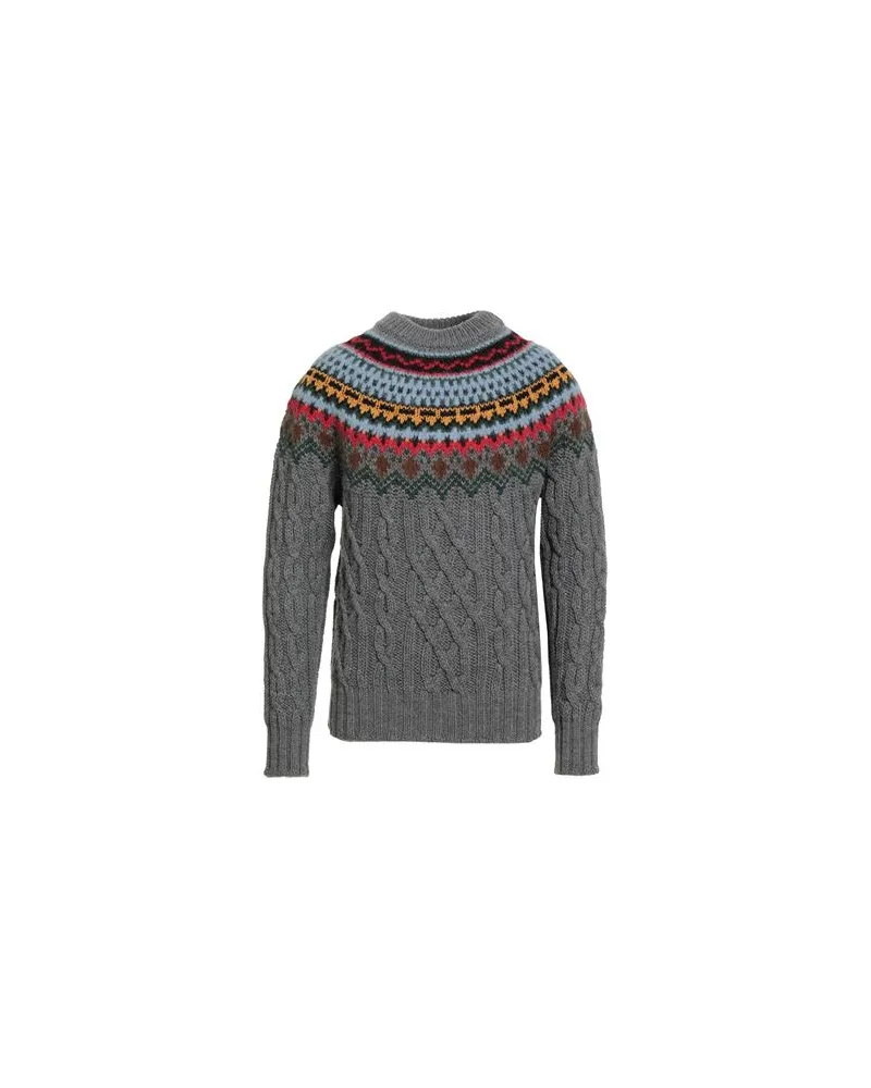Moncler STRICKWAREN - Rollkragenpulloverauf YOOX.COM Grau
