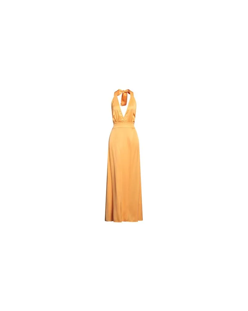 ANONYME designers KLEIDER - Maxi-Kleiderauf YOOX.COM Orange