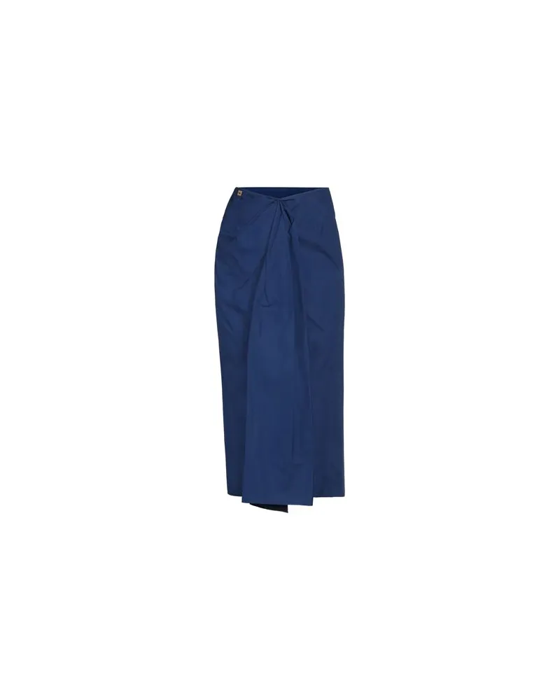 Manila Grace HOSEN & RÖCKE - Midi-Röckeauf YOOX.COM Blau