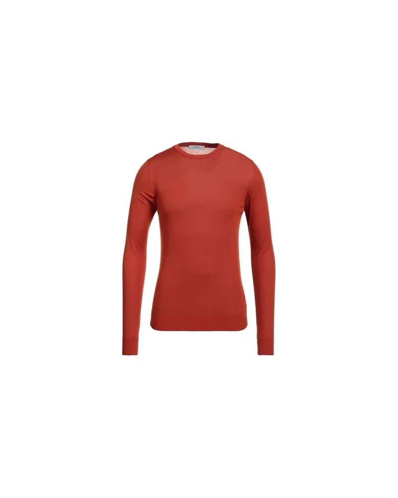 Alpha Studio STRICKWAREN - Pulloverauf YOOX.COM Rostrot