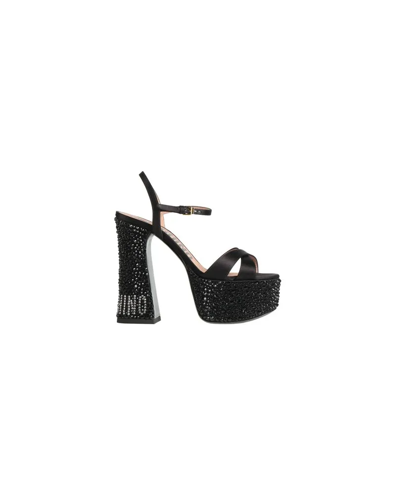 Moschino SCHUHE - Sandalenauf YOOX.COM Schwarz