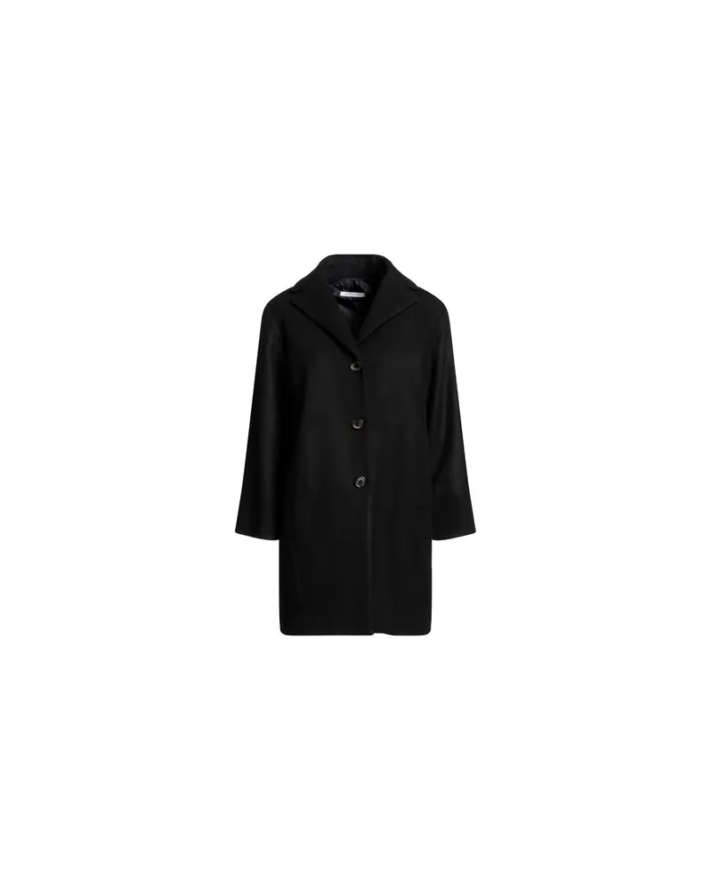 Biancoghiaccio JACKEN & MÄNTEL - Mäntelauf YOOX.COM Schwarz