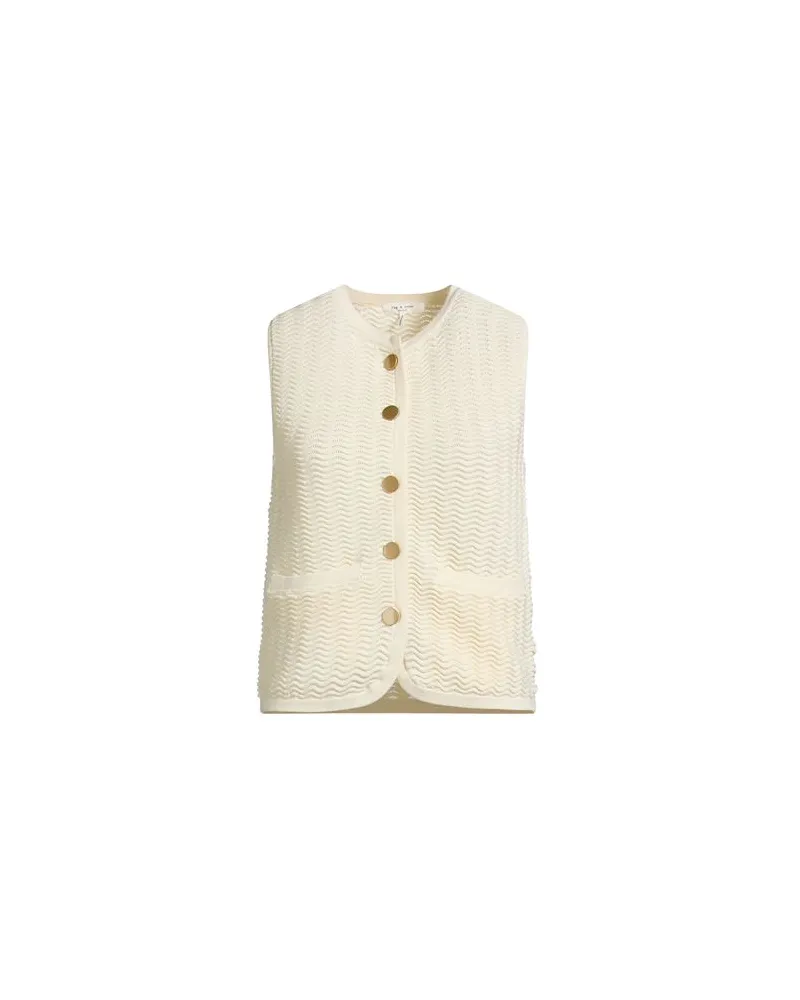 Rag & Bone STRICKWAREN - Strickjackenauf YOOX.COM Cremeweiß