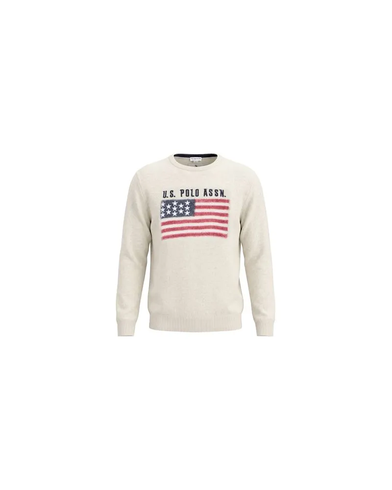 U.S. Polo Assn.  STRICKWAREN - Pulloverauf YOOX.COM Hellgrau