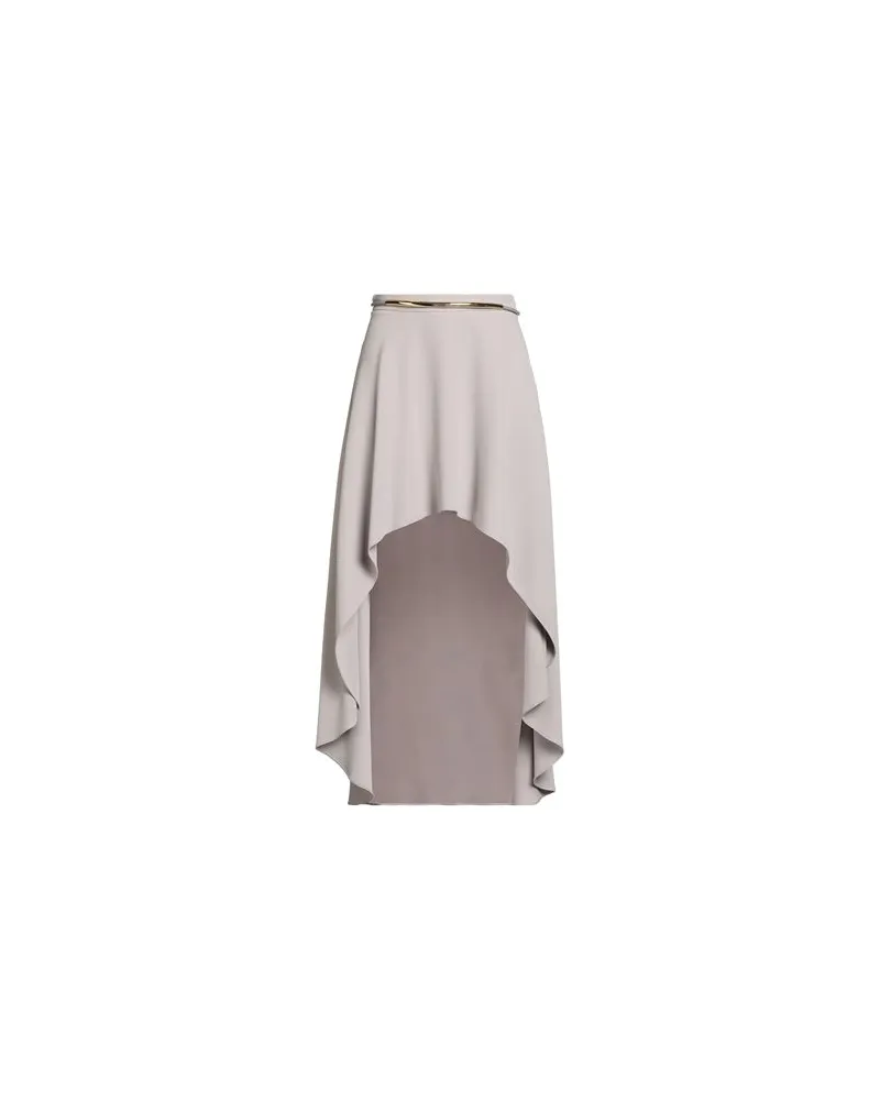 Elisabetta Franchi HOSEN & RÖCKE - Midi-Röckeauf YOOX.COM Hellgrau