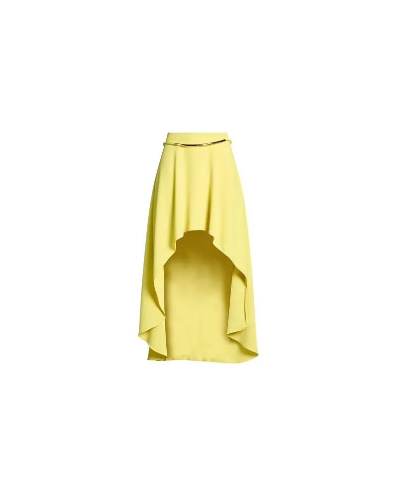 Elisabetta Franchi HOSEN & RÖCKE - Midi-Röckeauf YOOX.COM Gelb