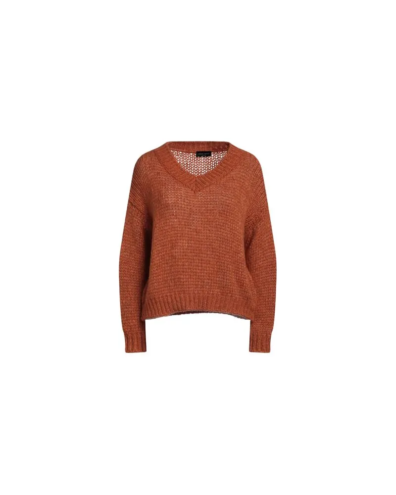 Roberto Collina STRICKWAREN - Pulloverauf YOOX.COM Rostrot