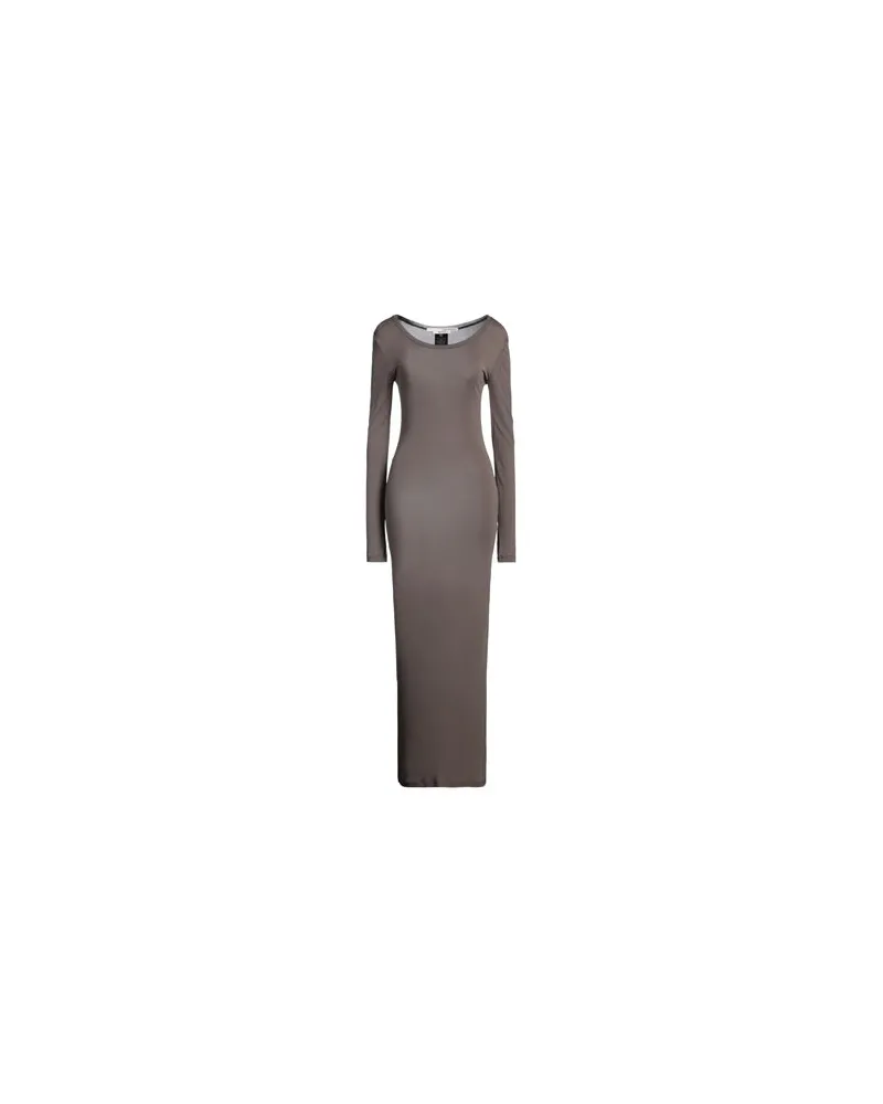 Isabel Benenato KLEIDER - Maxi-Kleiderauf YOOX.COM Khaki