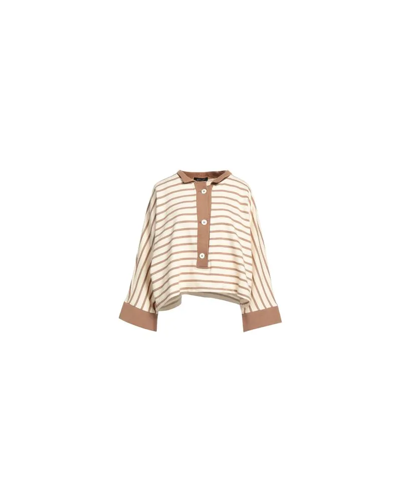 ARAGONA TOPS - Sweatshirtsauf YOOX.COM Cremeweiß