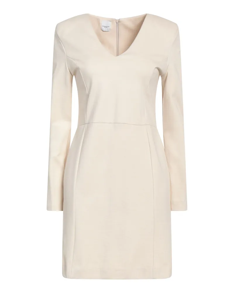 Eleonora Stasi Mini-Kleid Beige