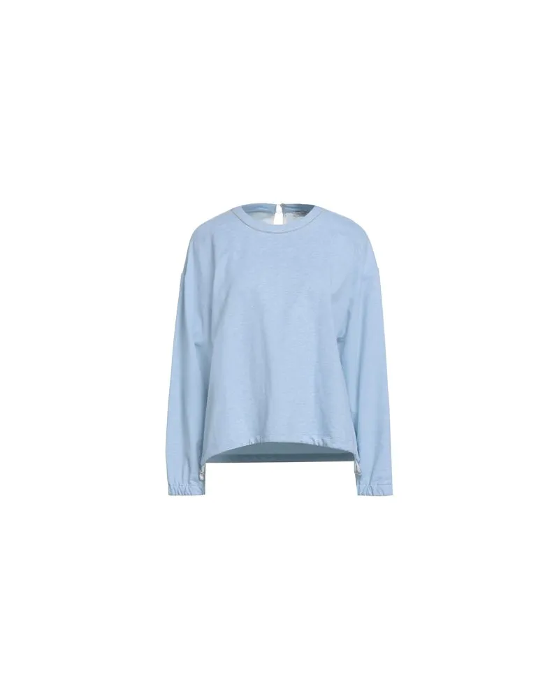 Peserico TOPS - Sweatshirtsauf YOOX.COM Hellblau