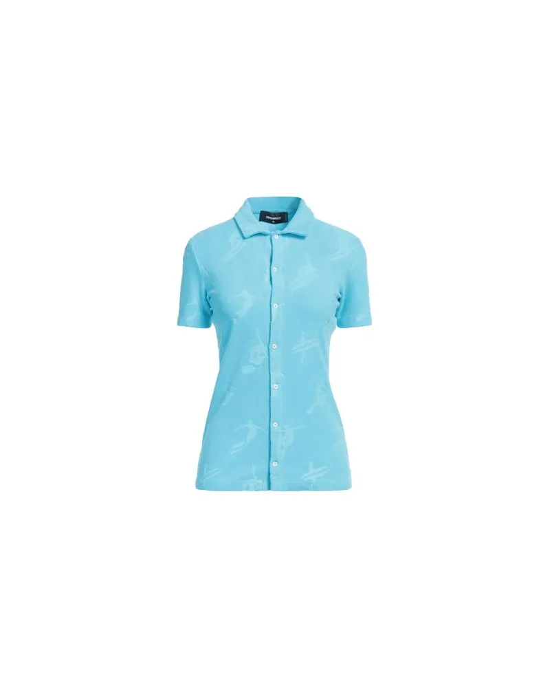 Dsquared2 TOPS - Hemdenauf YOOX.COM Azurblau