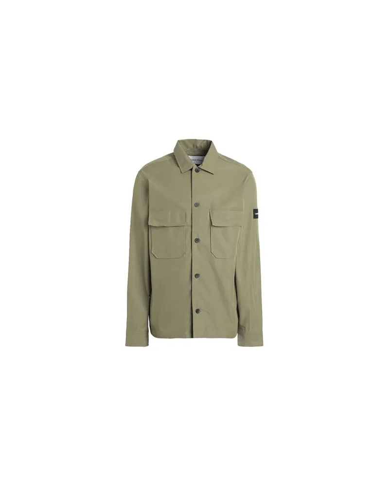 Calvin Klein TOPS - Hemdenauf YOOX.COM Militärgrün