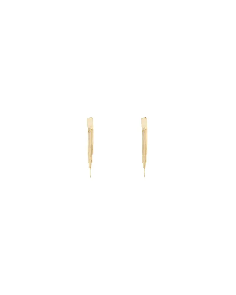8 by Yoox GOLDEN EARRINGS WITH FRINGES - SCHMUCK und UHREN - Ohrringeauf YOOX.COM Gold