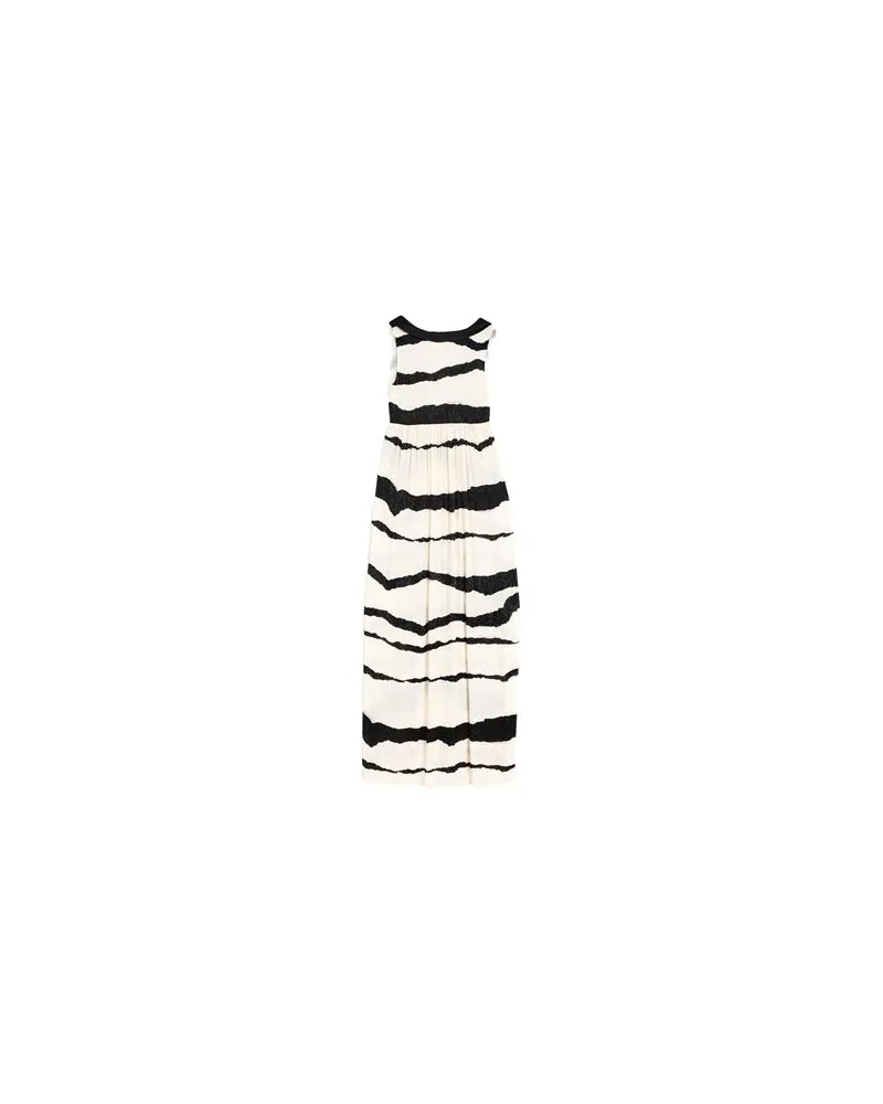 Elisabetta Franchi KLEIDER - Maxi-Kleiderauf YOOX.COM Elfenbein