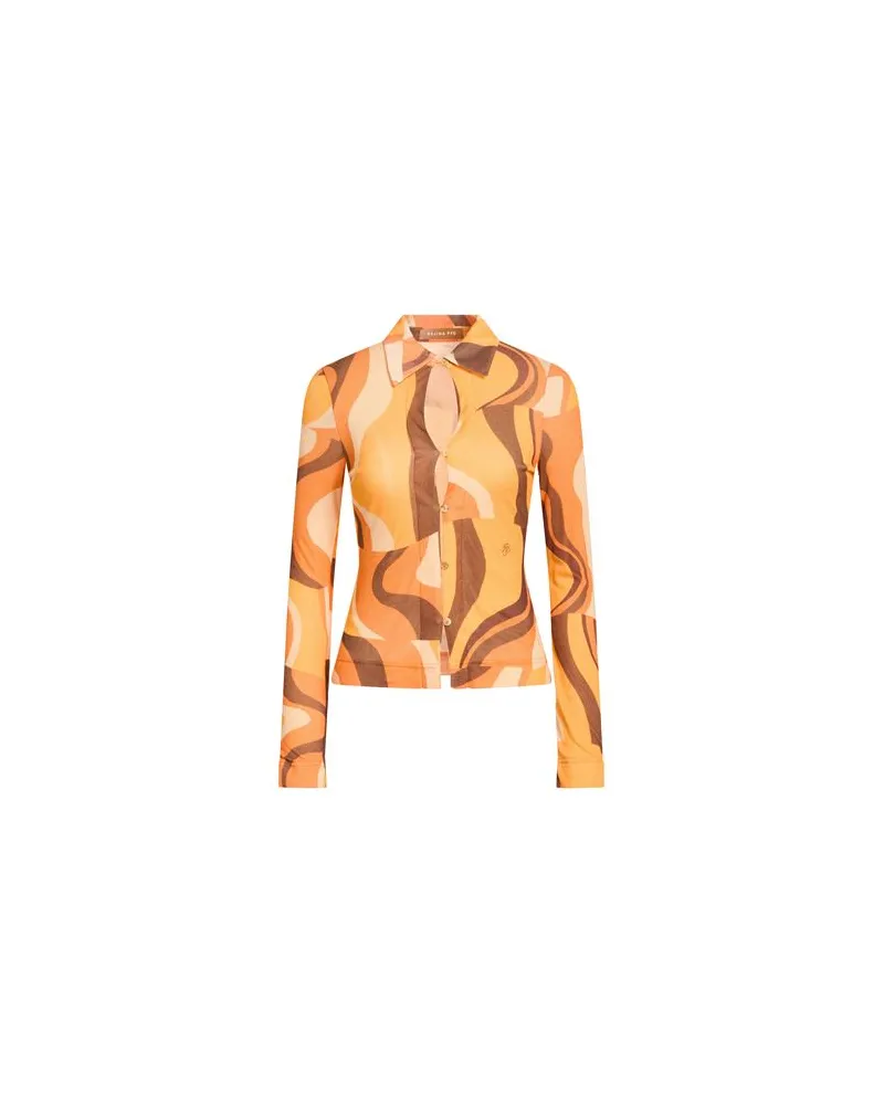 REJINA PYO STRICKWAREN - Strickjackenauf YOOX.COM Mandarine