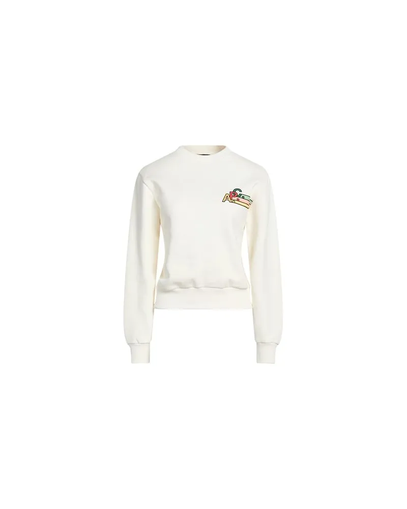 A.P.C. TOPS - Sweatshirtsauf YOOX.COM Elfenbein