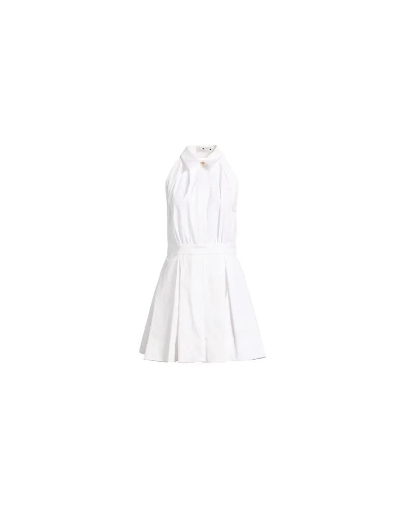 Elisabetta Franchi KLEIDER - Mini-Kleiderauf YOOX.COM Weiß