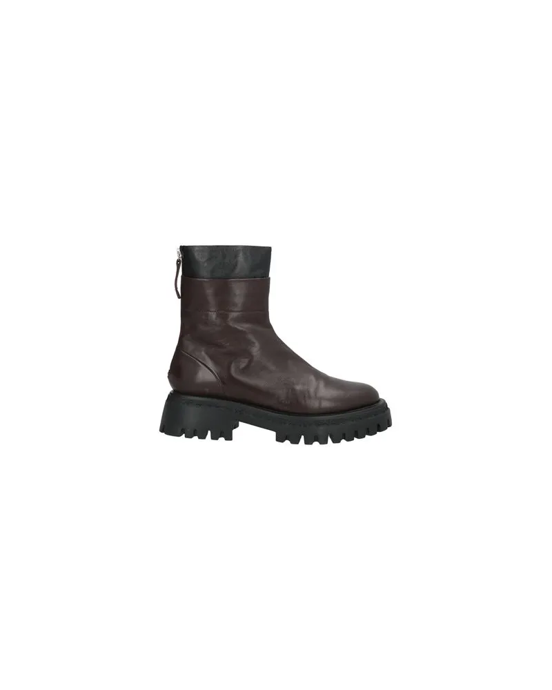 HALMANERA SCHUHE - Stiefelettenauf YOOX.COM Dunkelbraun