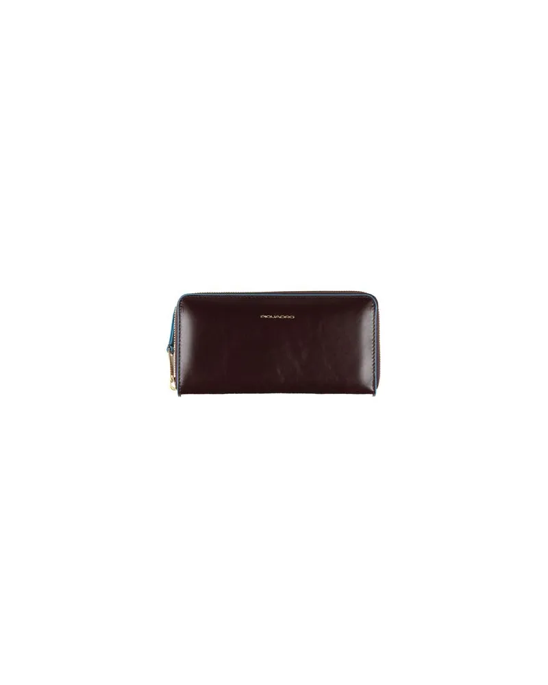 Piquadro Kleinlederwaren - Brieftaschenauf YOOX.COM Schokobraun
