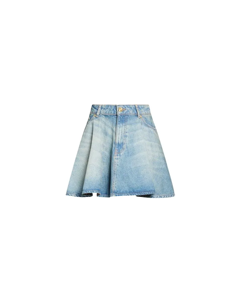 Ganni HOSEN & RÖCKE - Jeansröckeauf YOOX.COM Blau