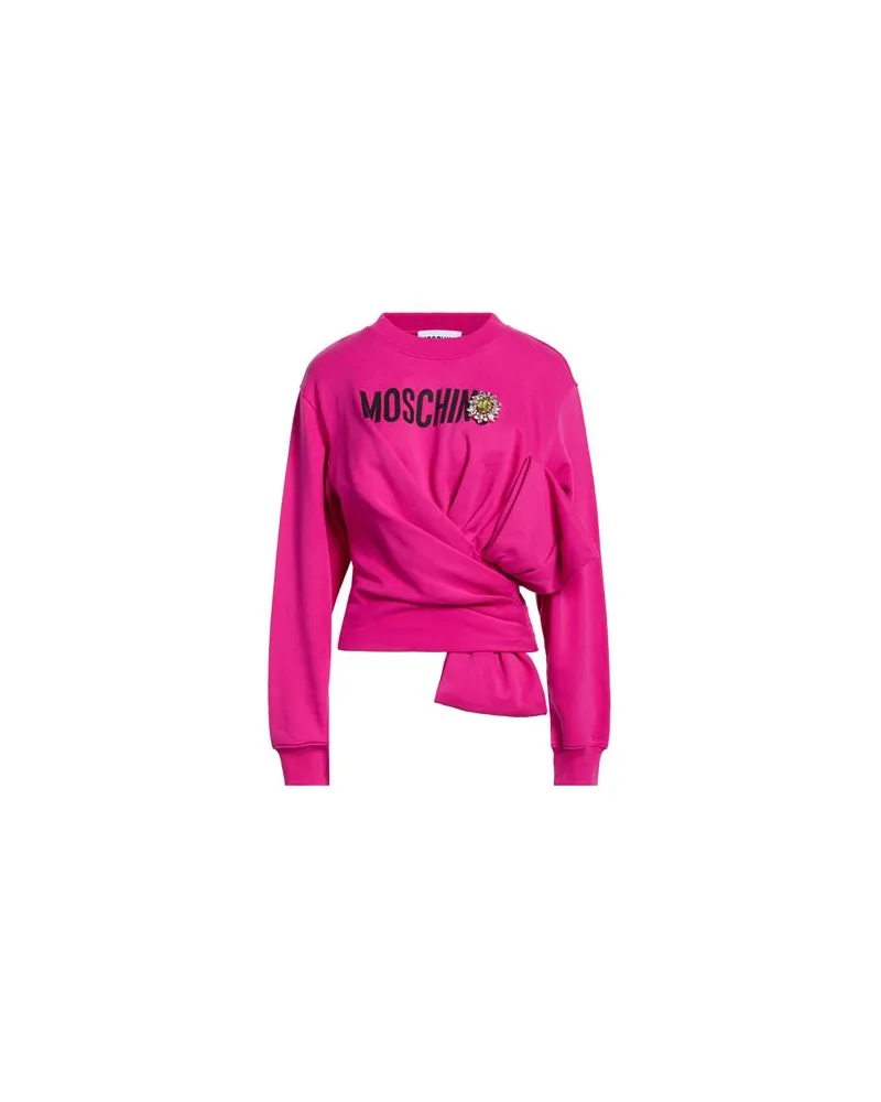 Moschino TOPS - Sweatshirtsauf YOOX.COM Fuchsia