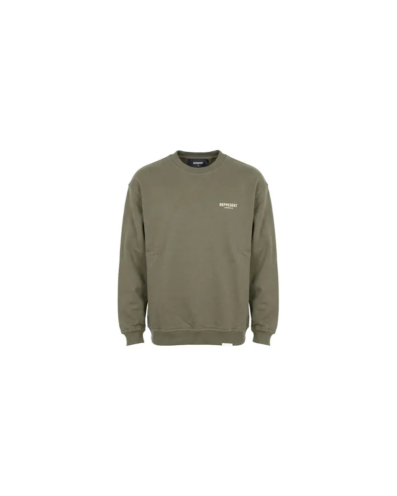 REPRESENT TOPS - Sweatshirtsauf YOOX.COM Militärgrün