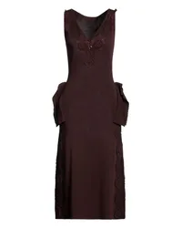 Roberto Cavalli Midi-Kleid Braun