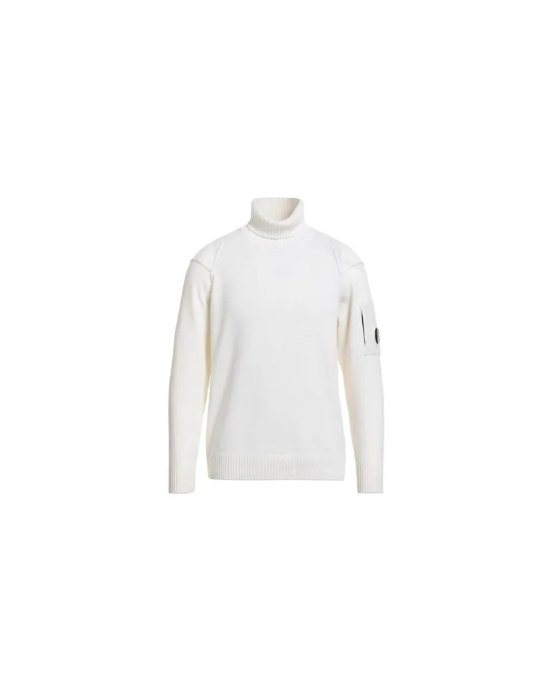 C.P. Company STRICKWAREN - Rollkragenpulloverauf YOOX.COM Cremeweiß