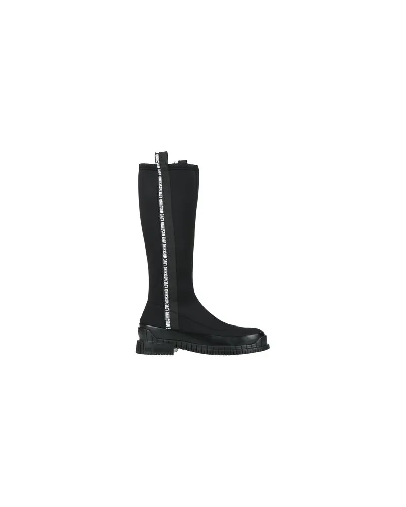 Moschino SCHUHE - Stiefelauf YOOX.COM Schwarz