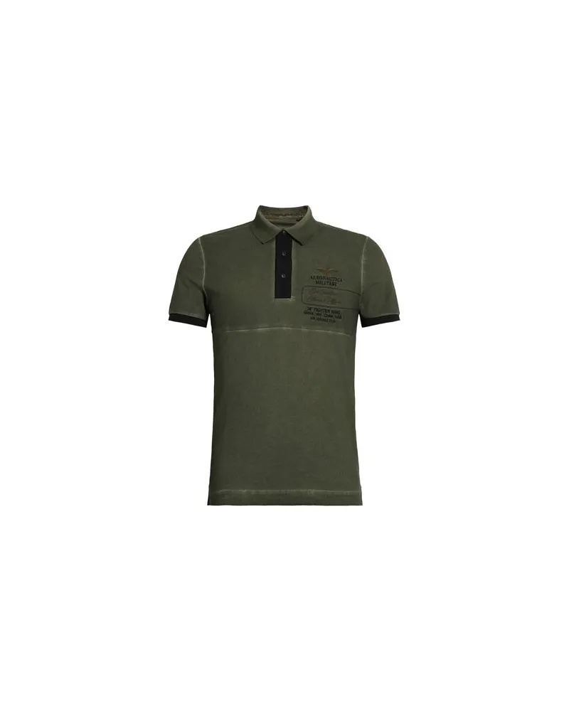 Aeronautica Militare TOPS - Poloshirtsauf YOOX.COM Militärgrün