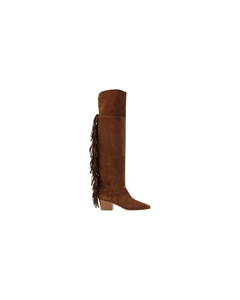 Casadei SCHUHE - Stiefelauf YOOX.COM Hellbraun