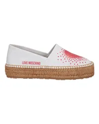 Moschino Espadrilles Weiß