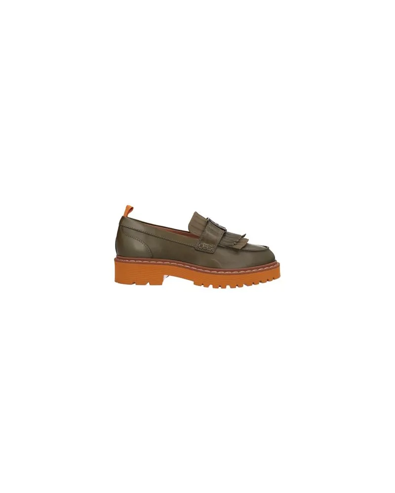 Hogan SCHUHE - Mokassinsauf YOOX.COM Militärgrün