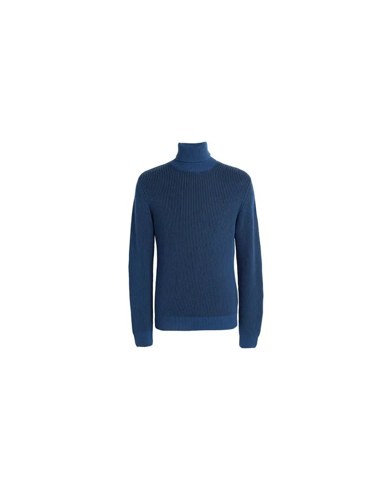 Colmar MANIFESTO  - STRICKWAREN - Rollkragenpulloverauf YOOX.COM Blau