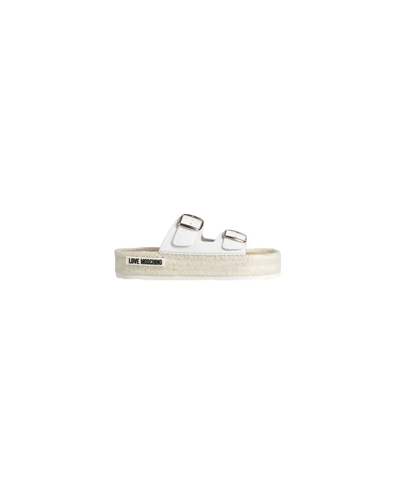 Moschino SCHUHE - Espadrillesauf YOOX.COM Weiß