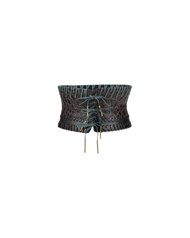 Dries van Noten Kleinlederwaren - Gürtelauf YOOX.COM Dunkelbraun