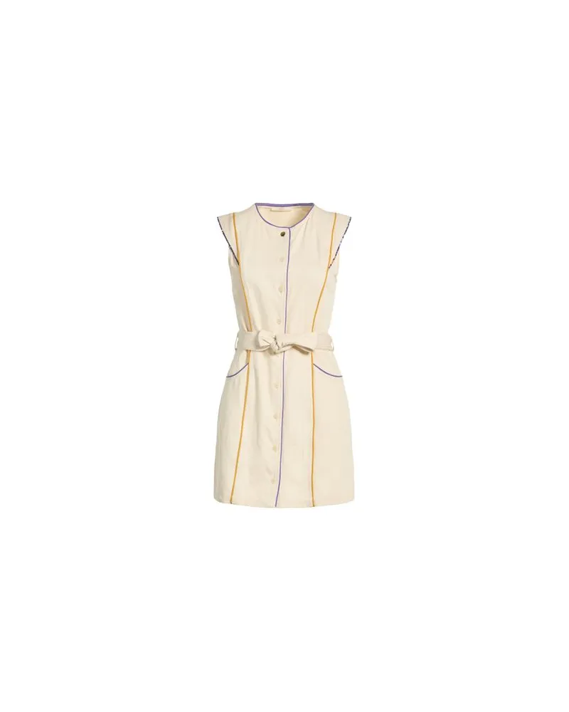 Sessùn KLEIDER - Mini-Kleiderauf YOOX.COM Elfenbein