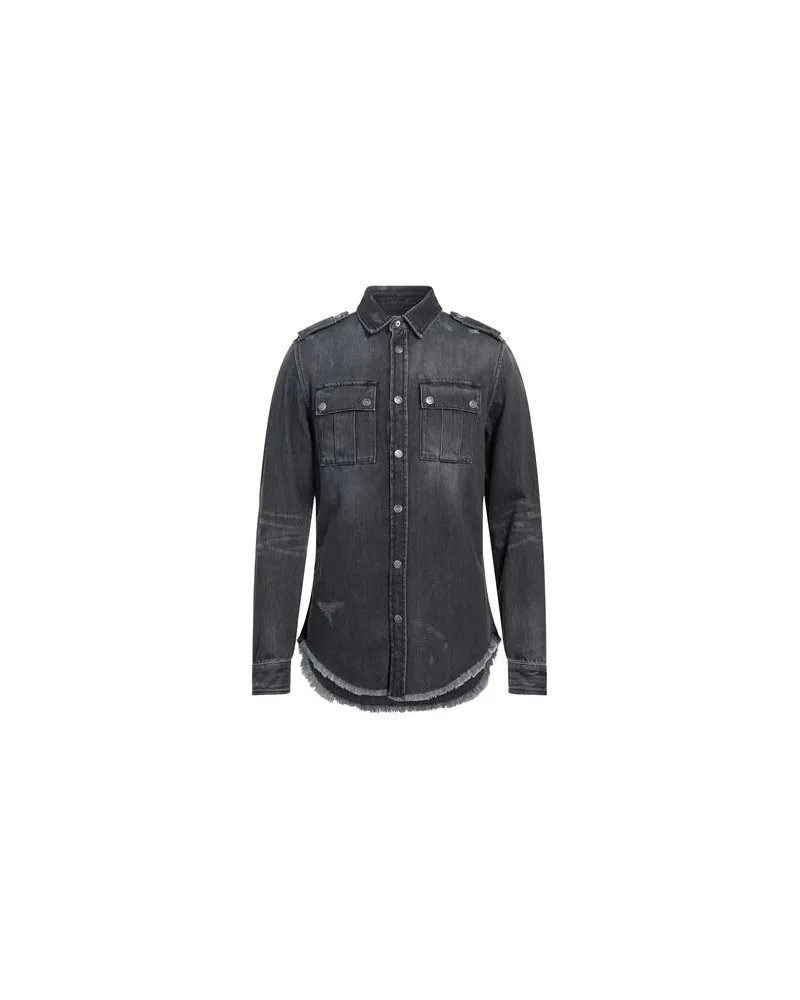 Balmain TOPS - Jeanshemdenauf YOOX.COM Schwarz