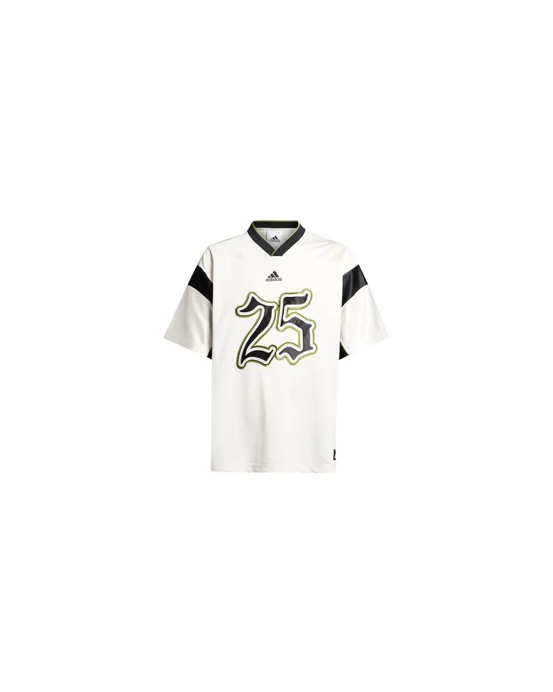 adidas FTBL JRSY - TOPS - T-shirtsauf YOOX.COM Cremeweiß