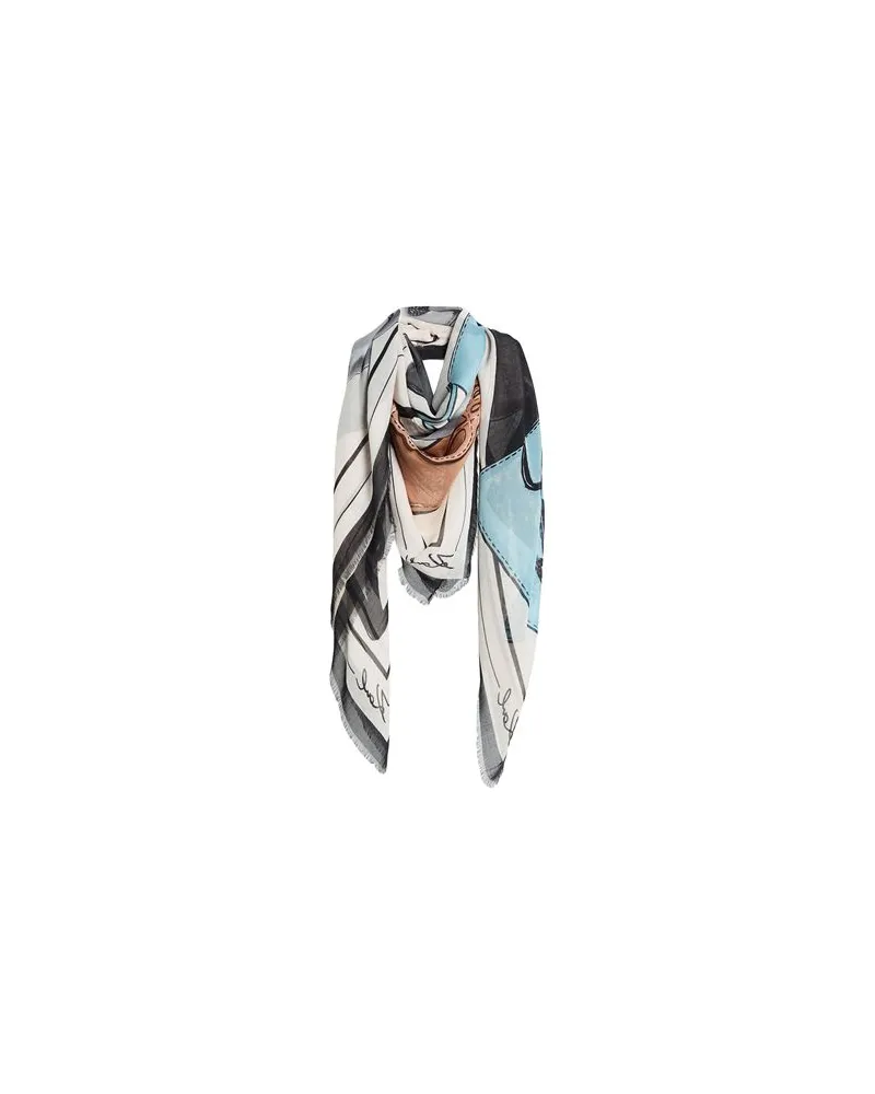 Karl Lagerfeld ACCESSOIRES - Schalsauf YOOX.COM Azurblau