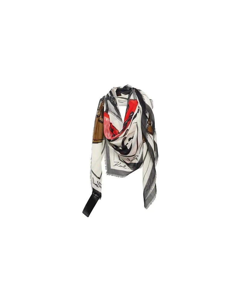 Karl Lagerfeld ACCESSOIRES - Schalsauf YOOX.COM Elfenbein