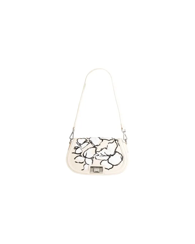 Ermanno Scervino TASCHEN - Schultertaschenauf YOOX.COM Cremeweiß