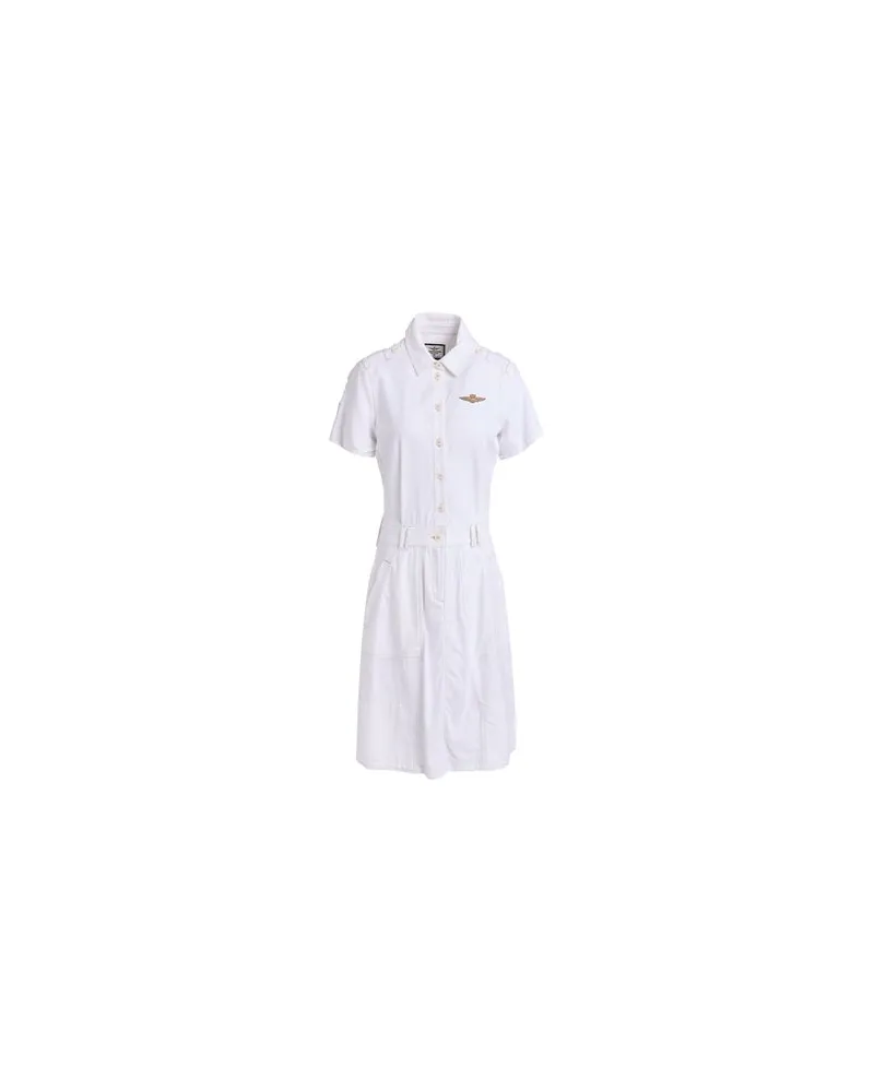 Aeronautica Militare KLEIDER - Midi-Kleiderauf YOOX.COM Weiß
