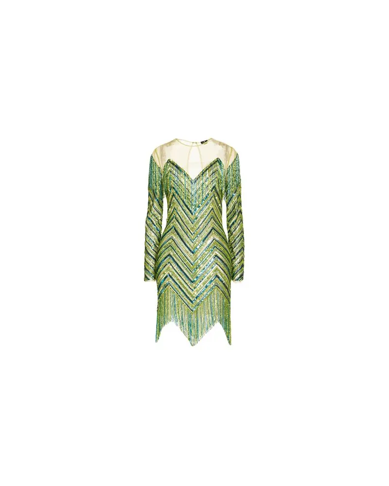 Elisabetta Franchi KLEIDER - Mini-Kleiderauf YOOX.COM Grün