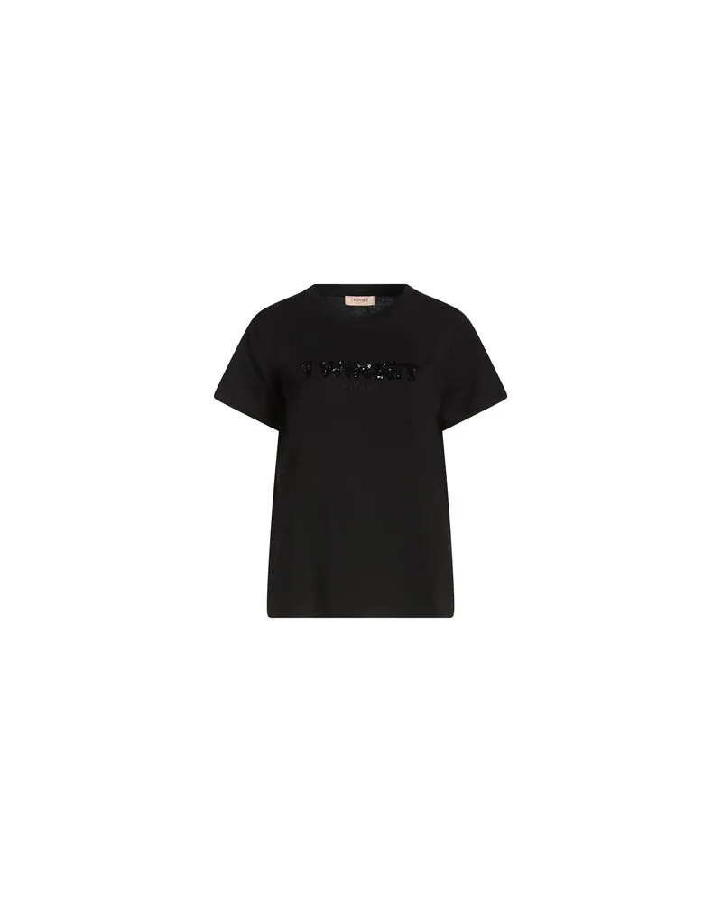 Twin-Set TOPS - T-shirtsauf YOOX.COM Schwarz