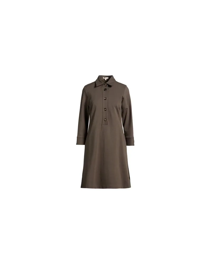 Camicettasnob KLEIDER - Mini-Kleiderauf YOOX.COM Militärgrün